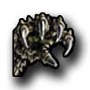 Unarmed: a claw icon